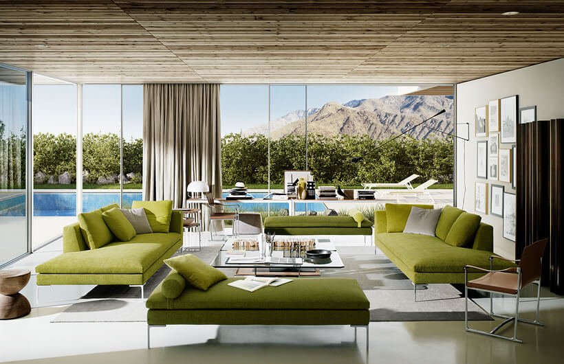 raumideen B&B Italia – Charles Sofa