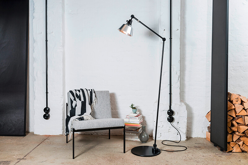 Midgard Licht Floor lamp Modular Alu