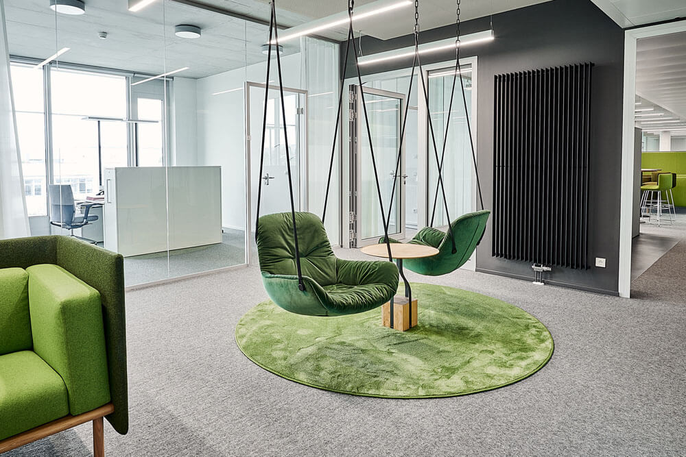 Moosgrüne Swingseats
