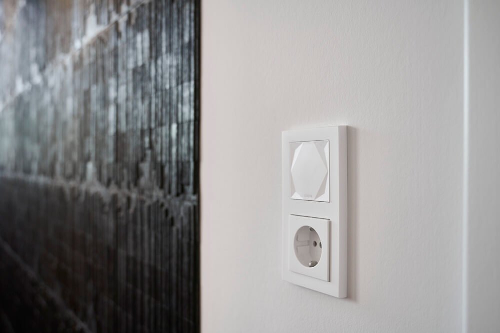Detailaufnahme einer Steckdose