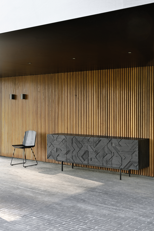 ethnicraft teak Graphic sideboard